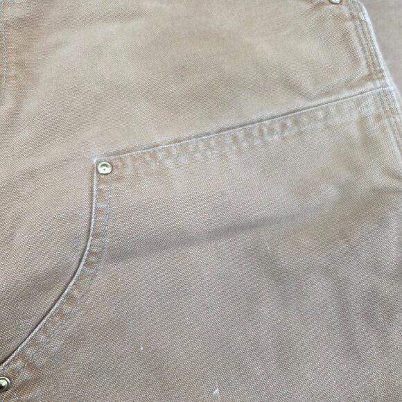 Vintage Carhartt Double Knee Pants USA Made B01 BRN Brown Faded Distressed 32x29 - Picture 5 of 14